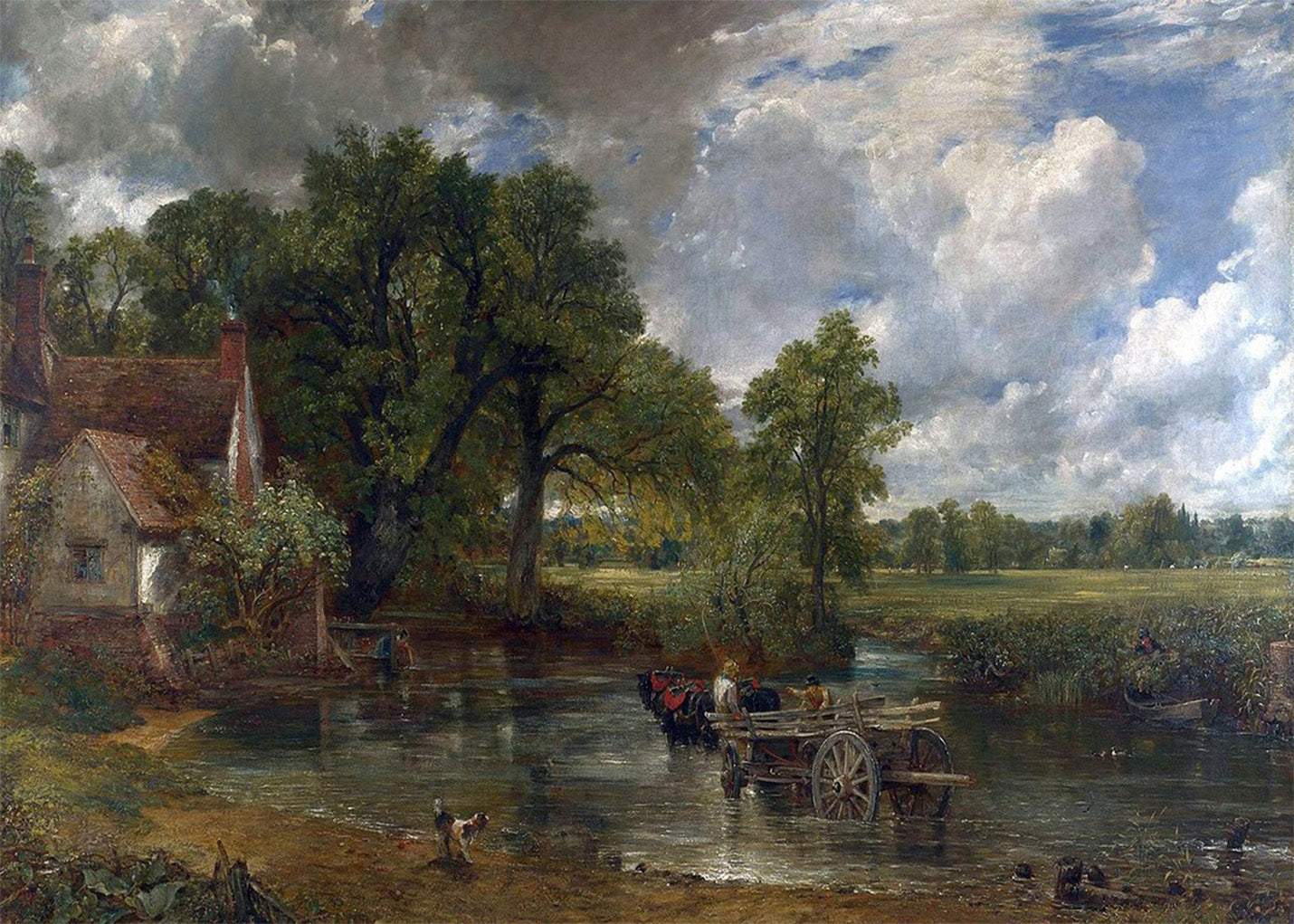 Cuadro La carreta de heno (John Constable)