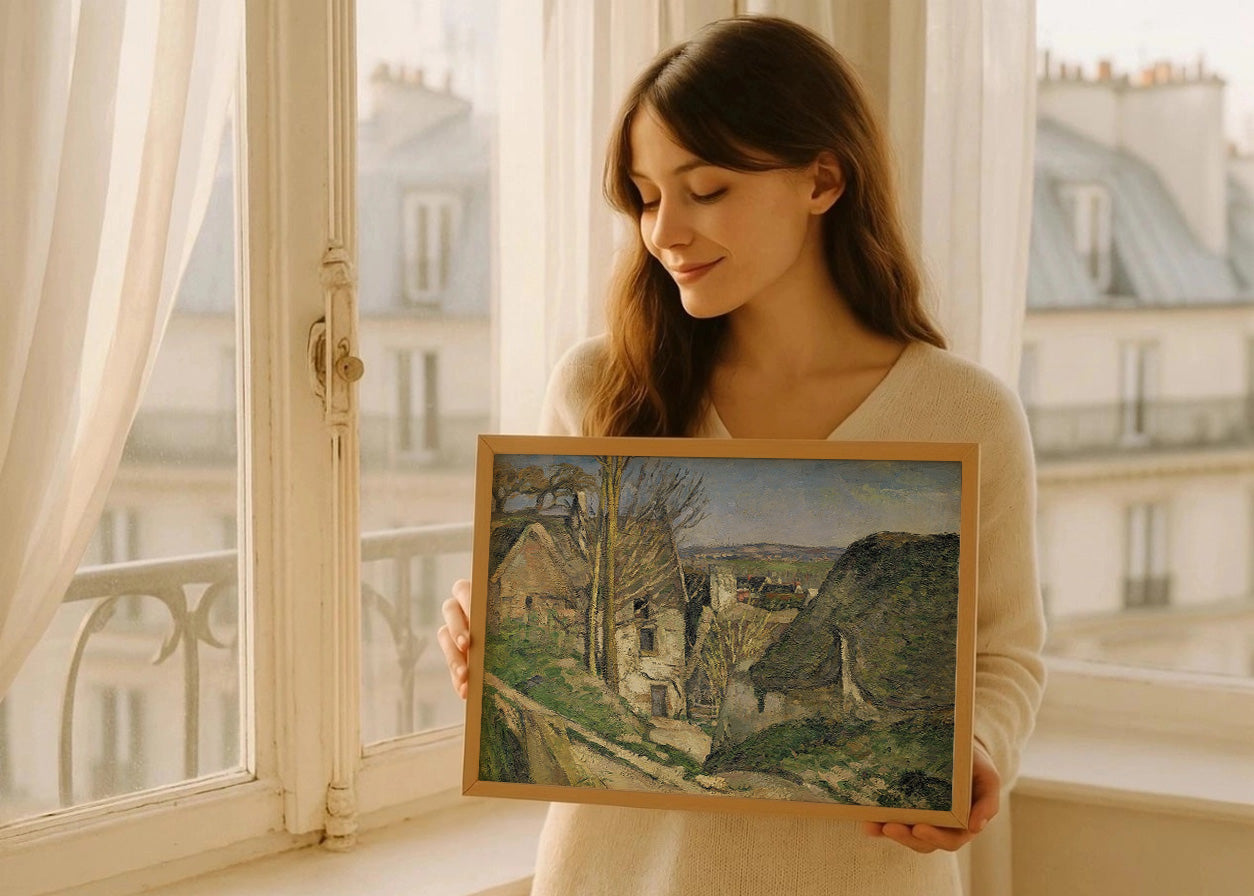 Cuadro La casa del ahorcado (Paul Cezanne)