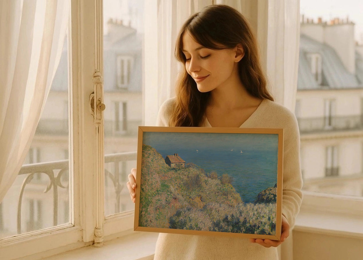 Cuadro La casa del pescador en Varengeville (Claude Monet)