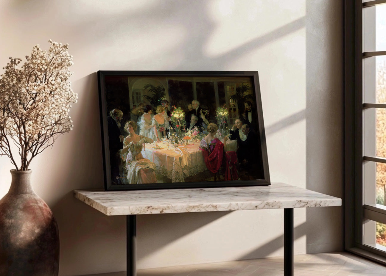 Cuadro La cena (Jules Grun)
