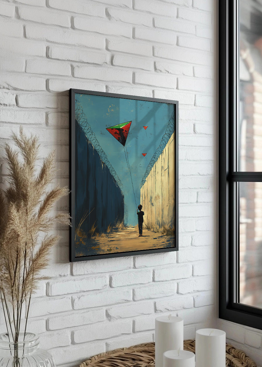 Cuadro La cometa de Banksy