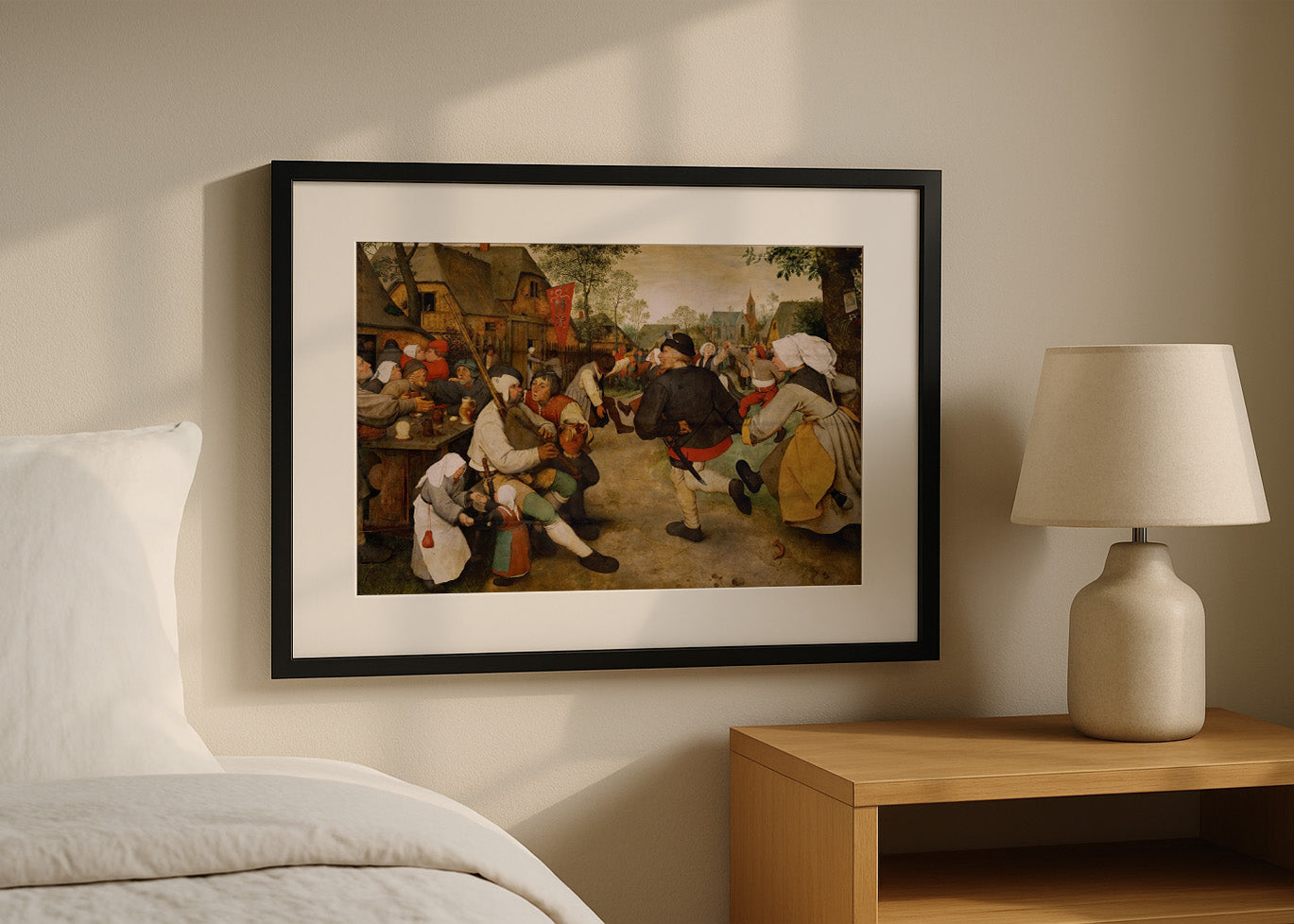 Cuadro La danza campesina (Pieter Brueghel el Viejo)