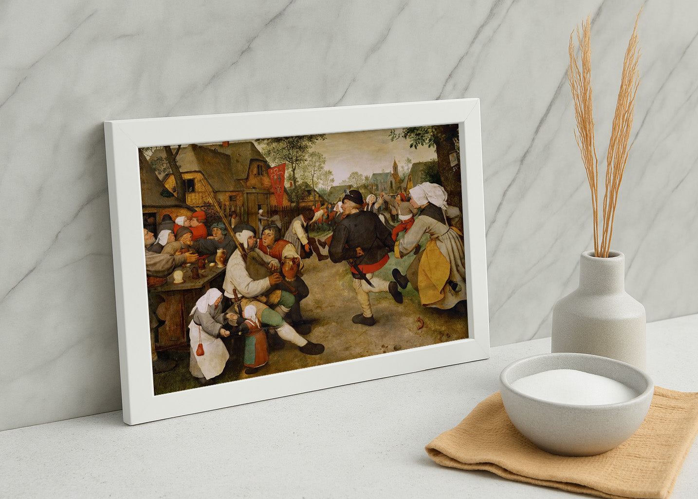 Cuadro La danza campesina (Pieter Brueghel el Viejo)