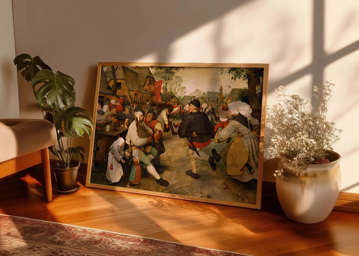 Cuadro La danza campesina (Pieter Brueghel el Viejo)