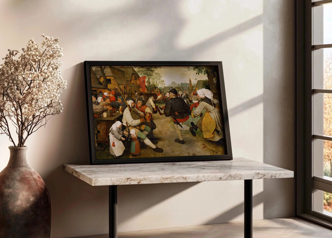 Cuadro La danza campesina (Pieter Brueghel el Viejo)
