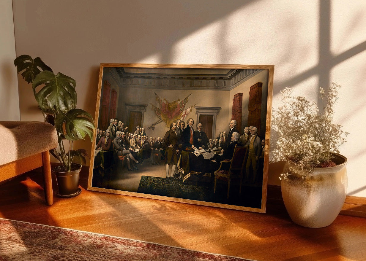 Cuadro La declaración de independencia (John Trumbull)