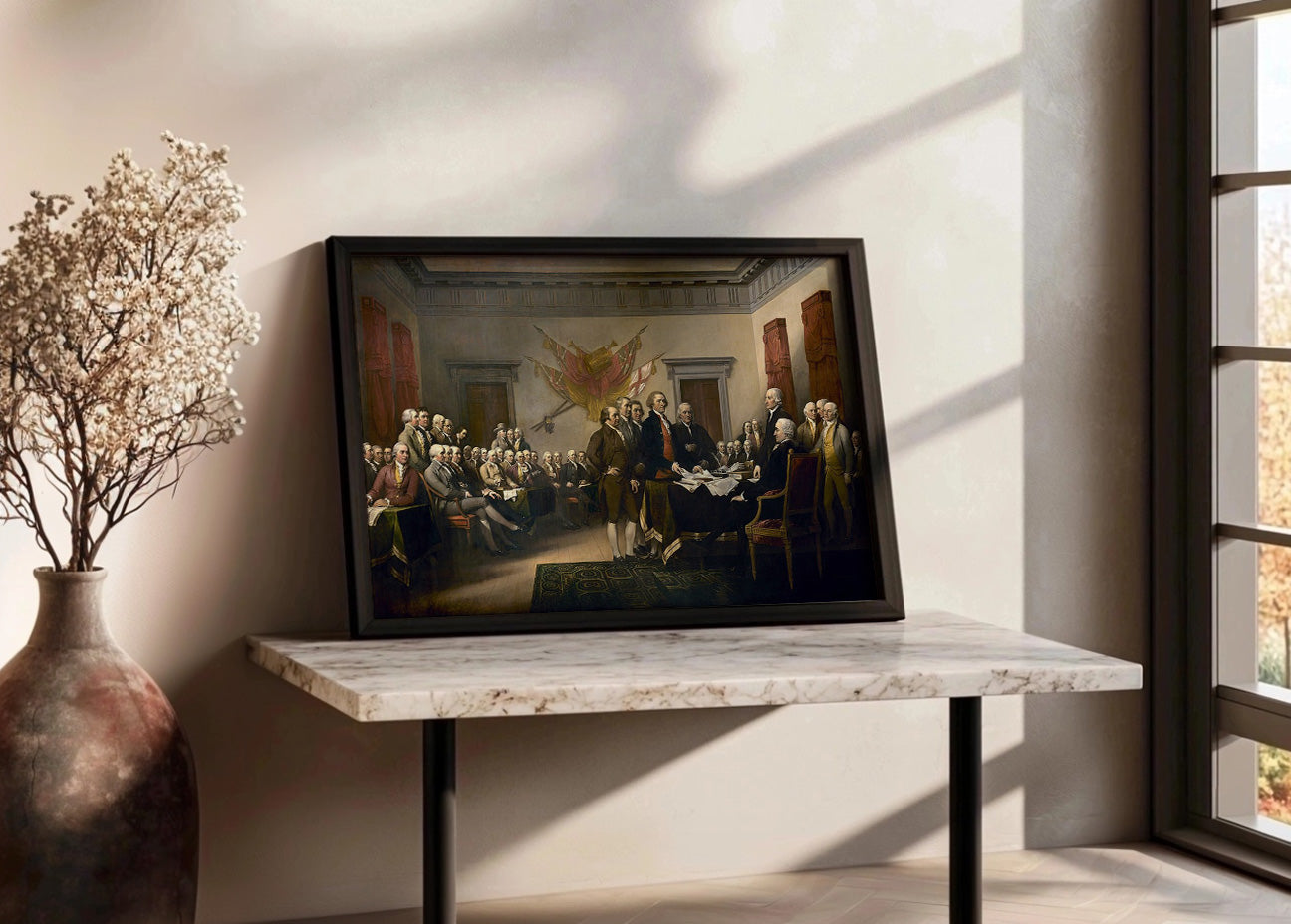 Cuadro La declaración de independencia (John Trumbull)