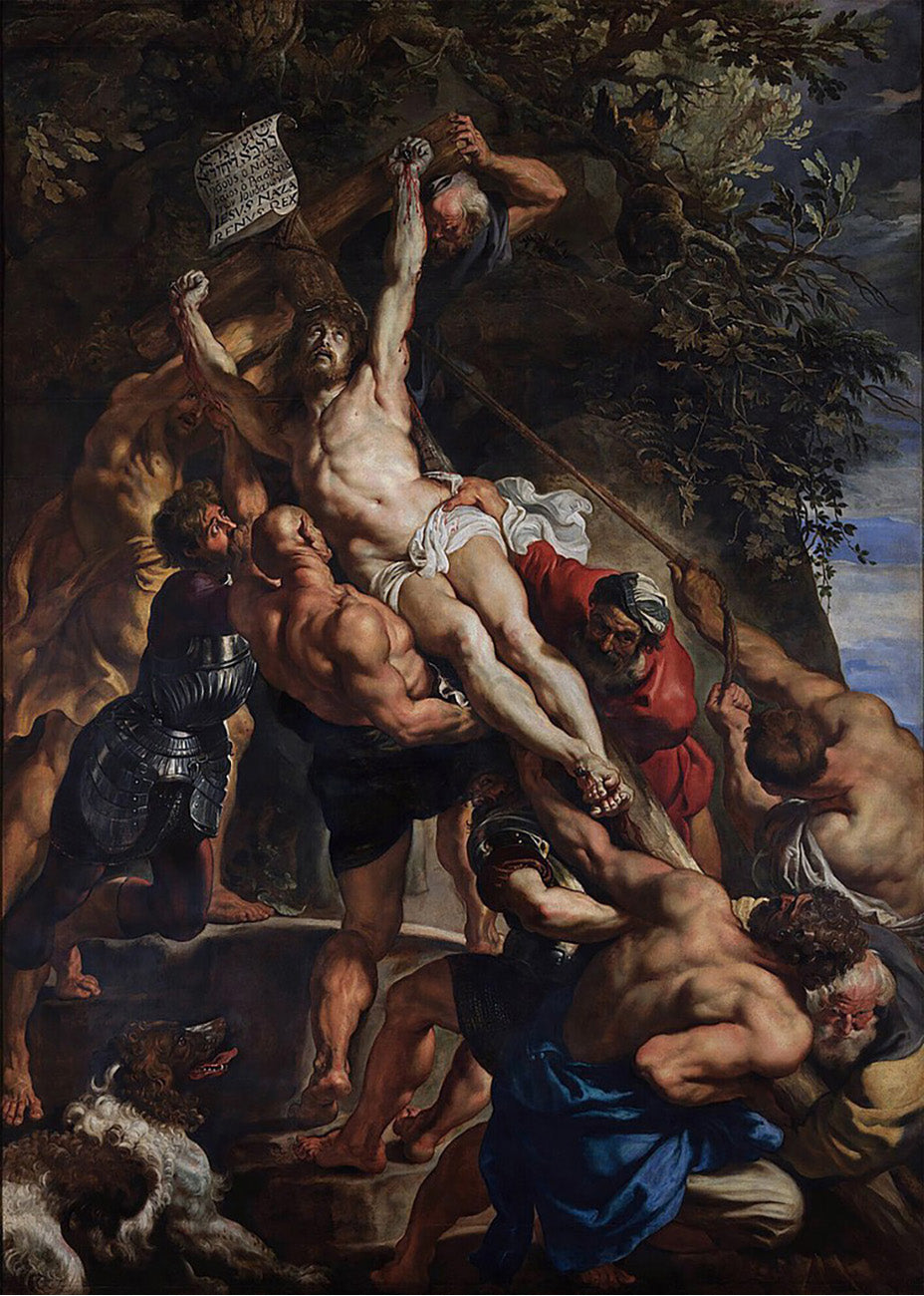 Cuadro La elevación de la cruz (Rubens)