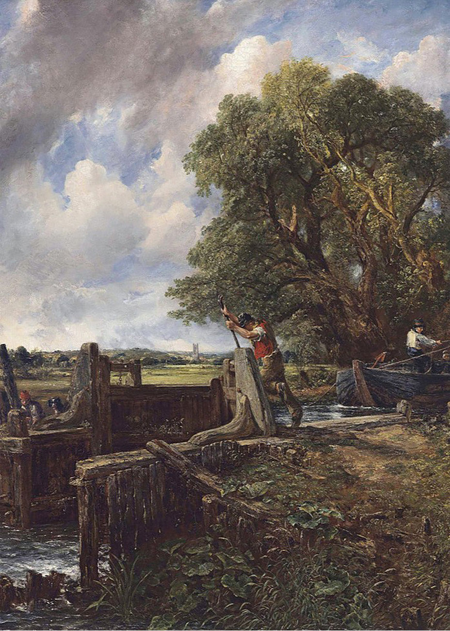 Cuadro La esclusa (John Constable)