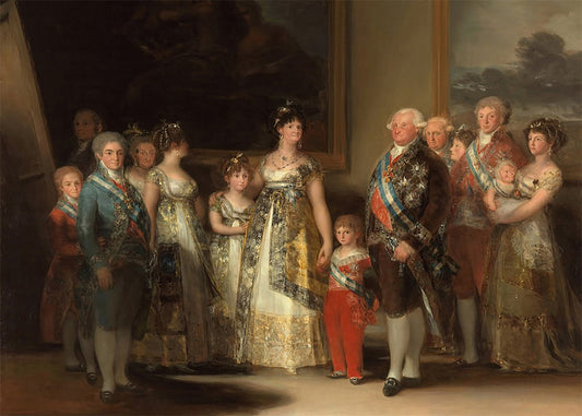 Cuadro La familia de Carlos IV (Francisco de Goya)