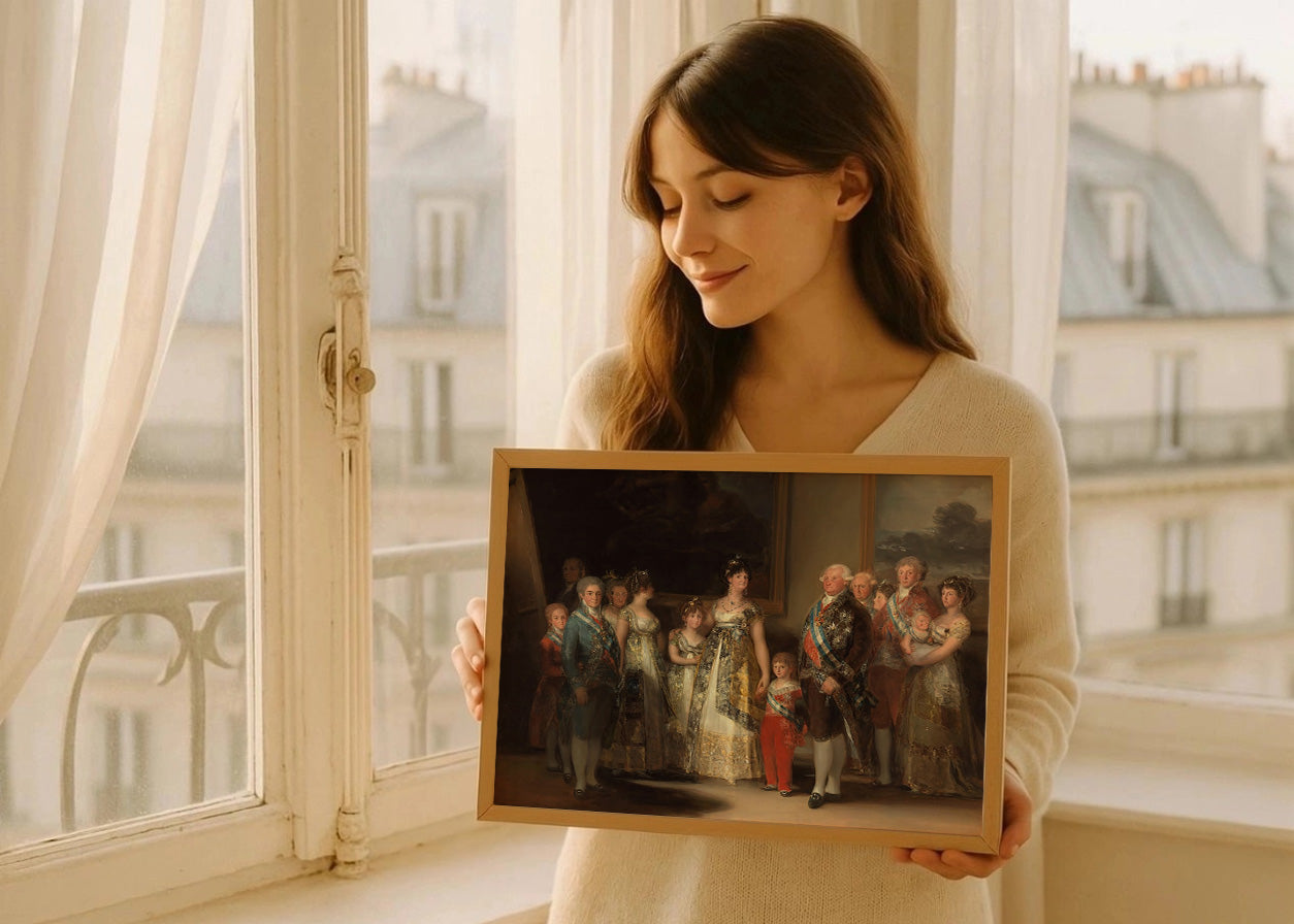 Cuadro La familia de Carlos IV (Francisco de Goya)