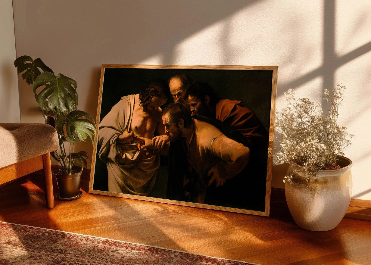 Cuadro La incredulidad de Santo Tomás (Caravaggio)