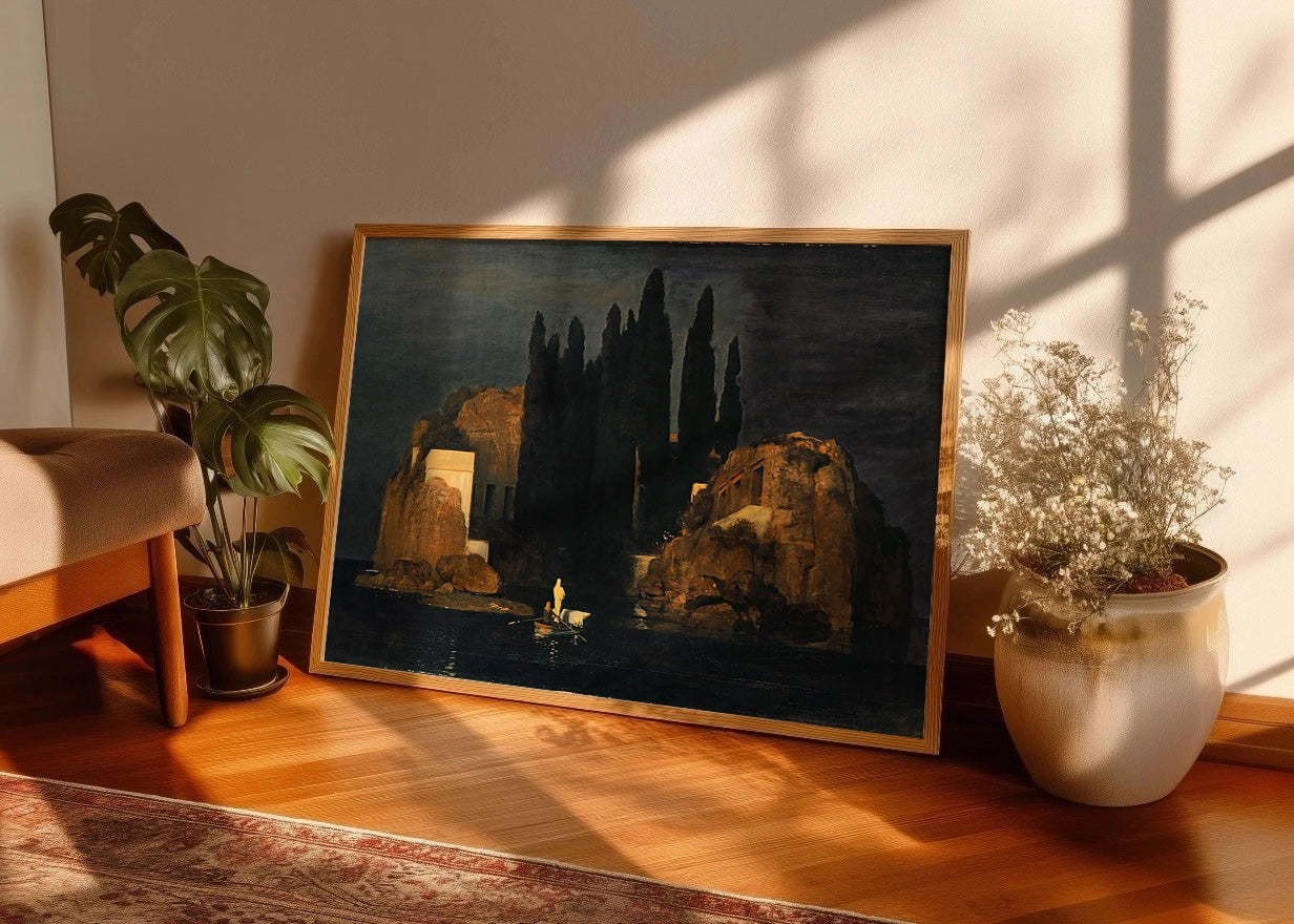 Cuadro La isla de los muertos (Böcklin)