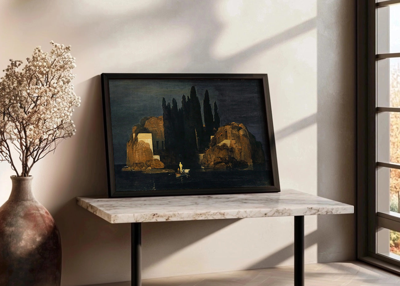 Cuadro La isla de los muertos (Böcklin)
