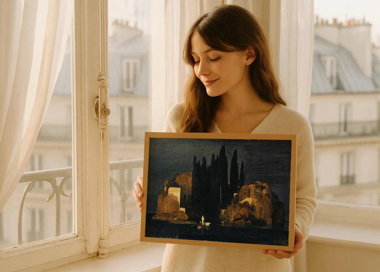 Cuadro La isla de los muertos (Böcklin)