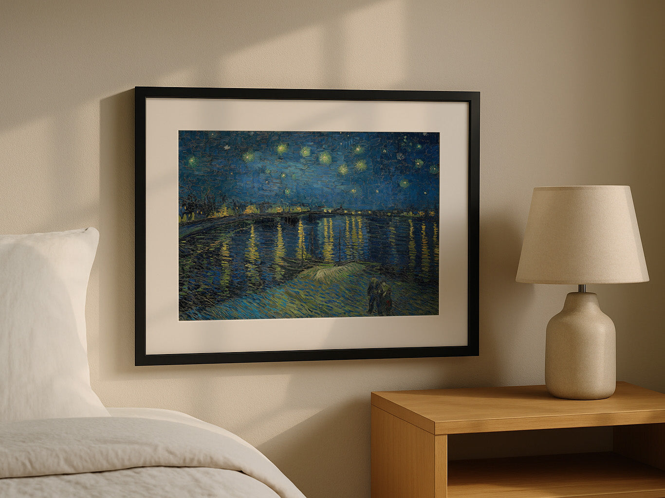 Cuadro de La noche estrellada sobre Ródano (Van Gogh) - Fine Artic