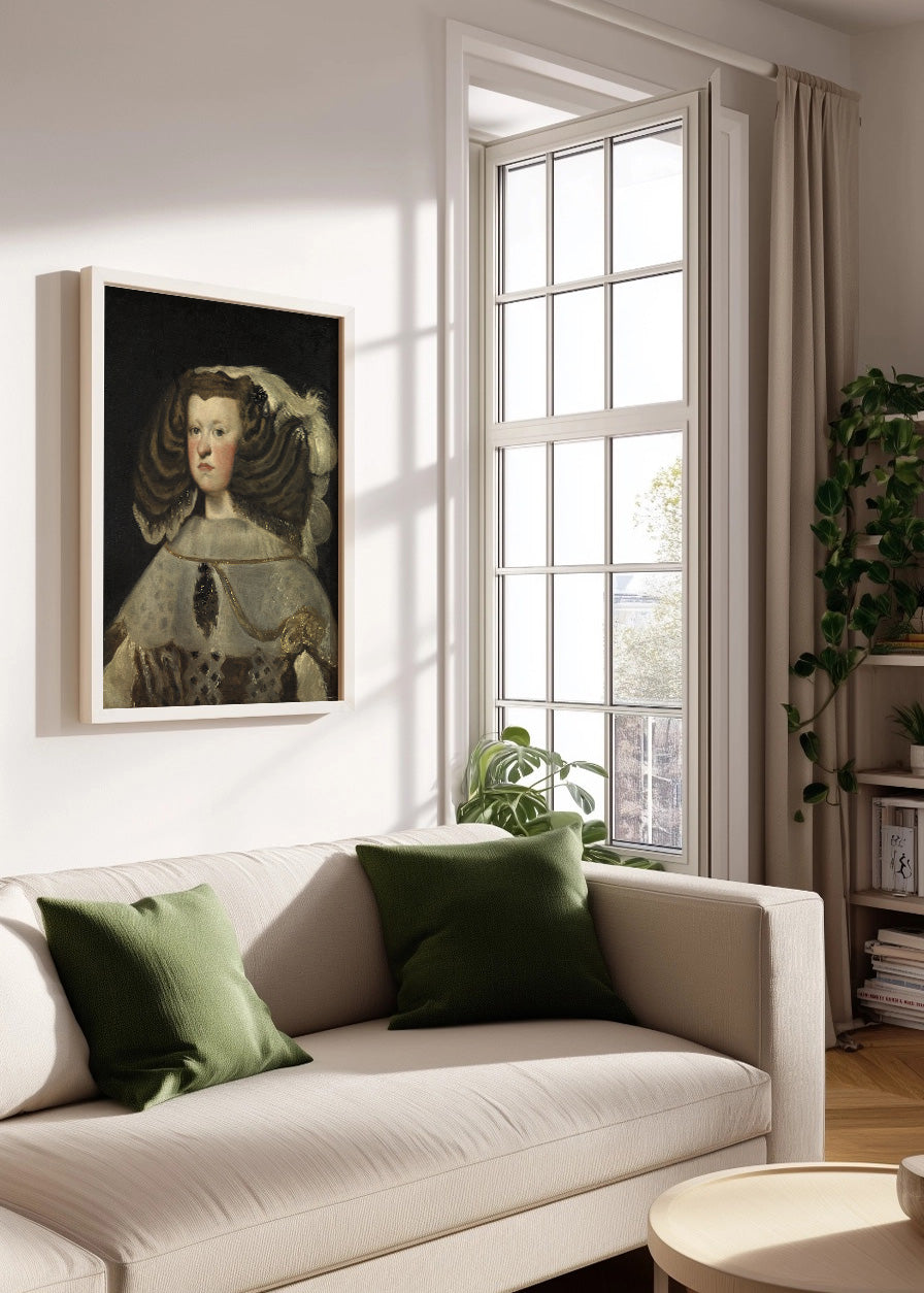 Cuadro La reina Mariana de Austria (Diego Velázquez)
