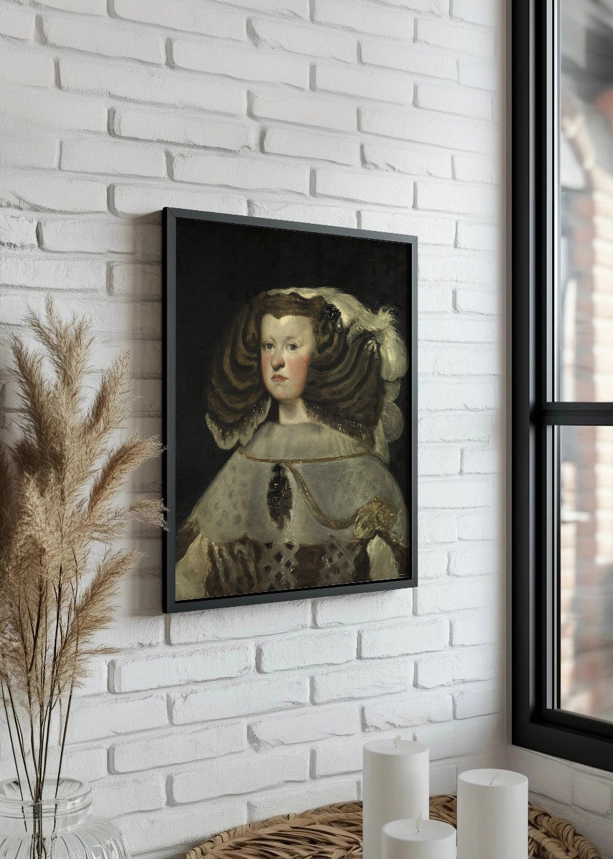 Cuadro La reina Mariana de Austria (Diego Velázquez)