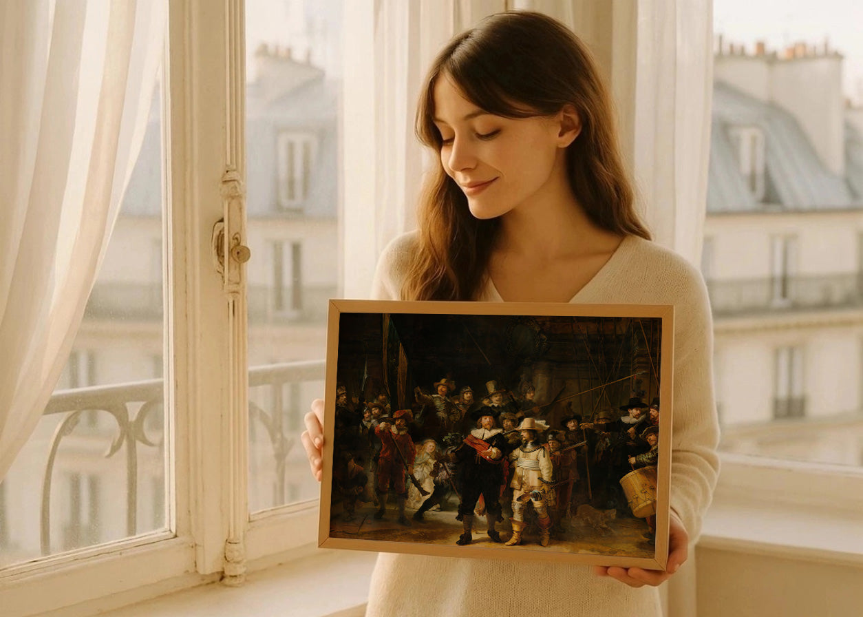 Cuadro La ronda de noche (Rembrandt)