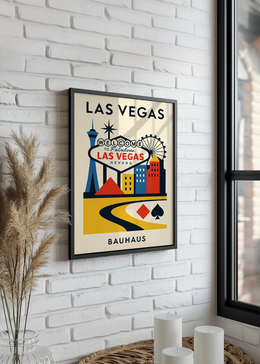 Cuadro Las Vegas Poster Bauhaus