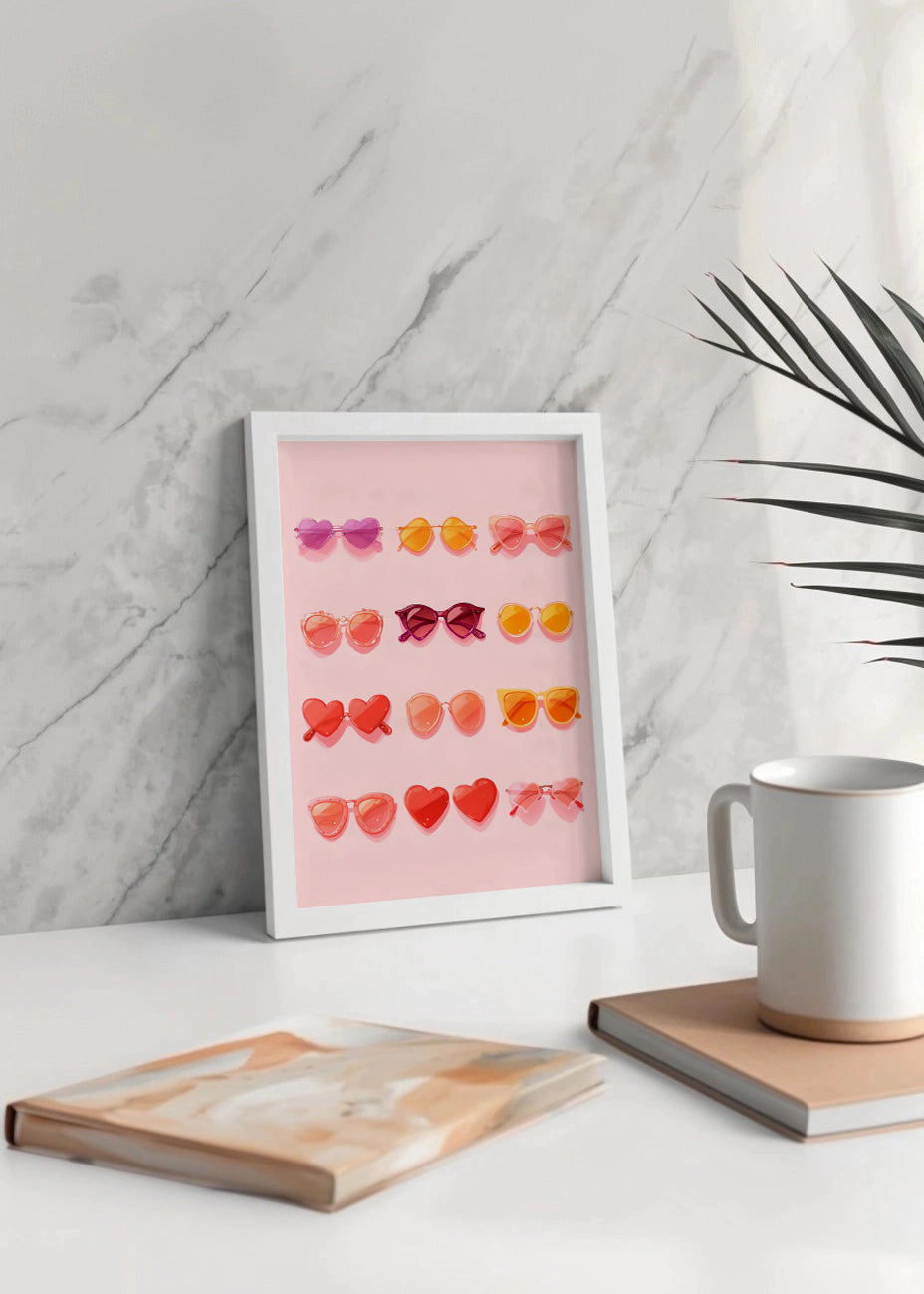 Cuadro Las gafas más chic