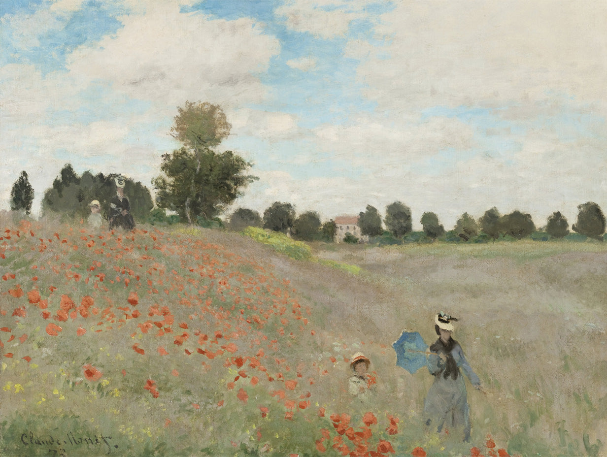 Cuadro de Las amapolas en Argenteuil (Claude Monet) - Fine Artic