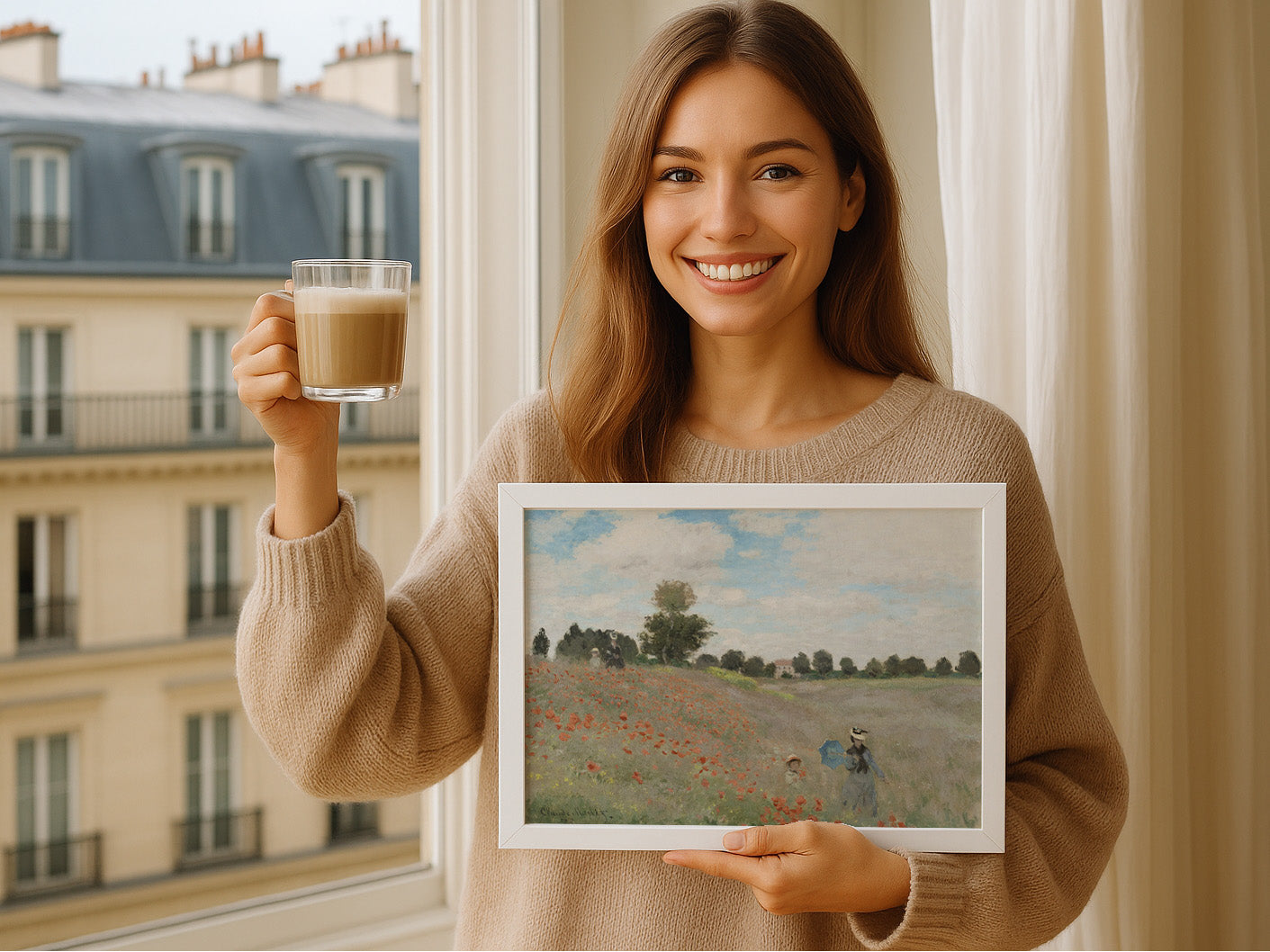 Cuadro de Las amapolas en Argenteuil (Claude Monet) - Fine Artic