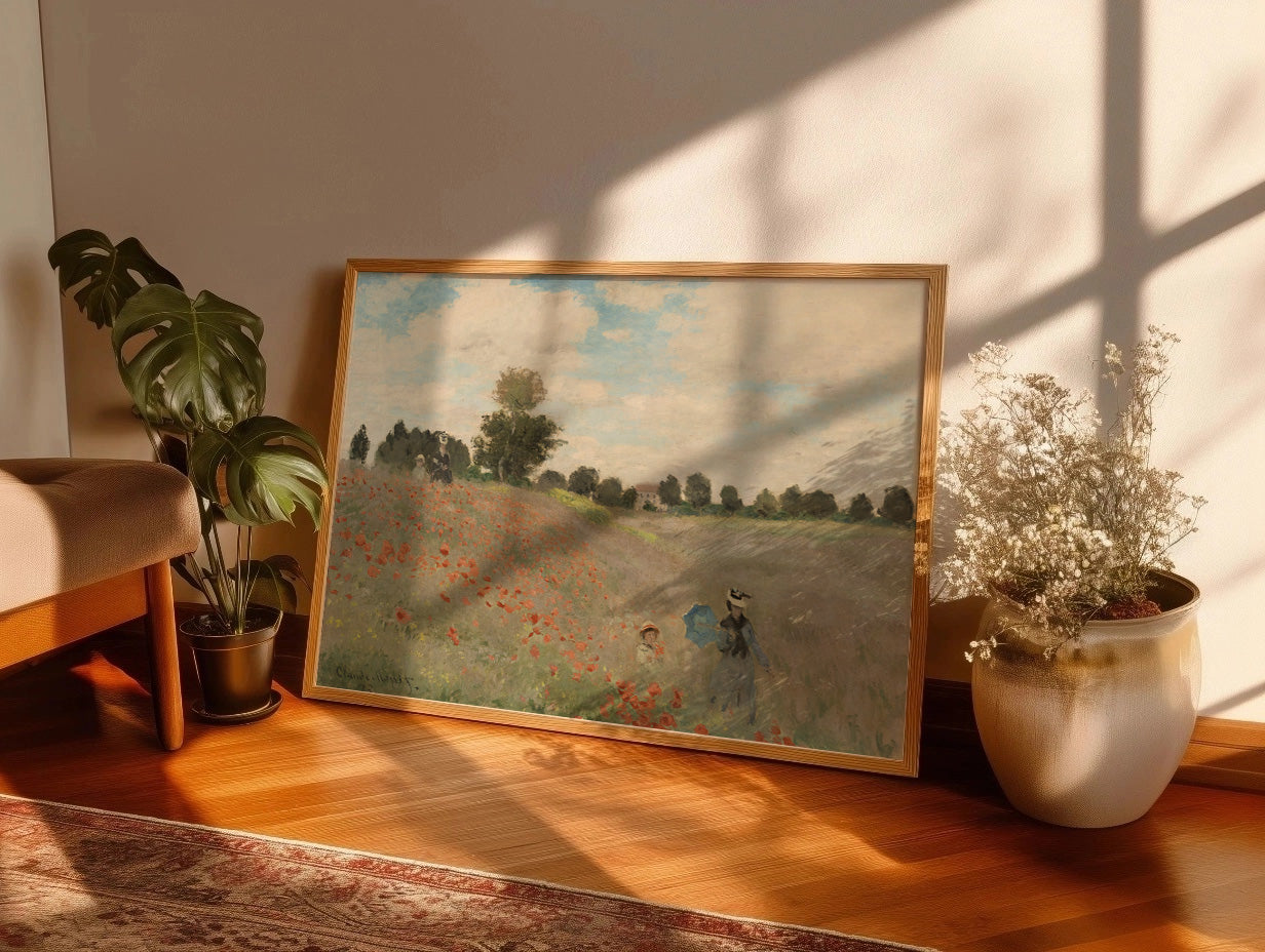 Cuadro de Las amapolas en Argenteuil (Claude Monet) - Fine Artic