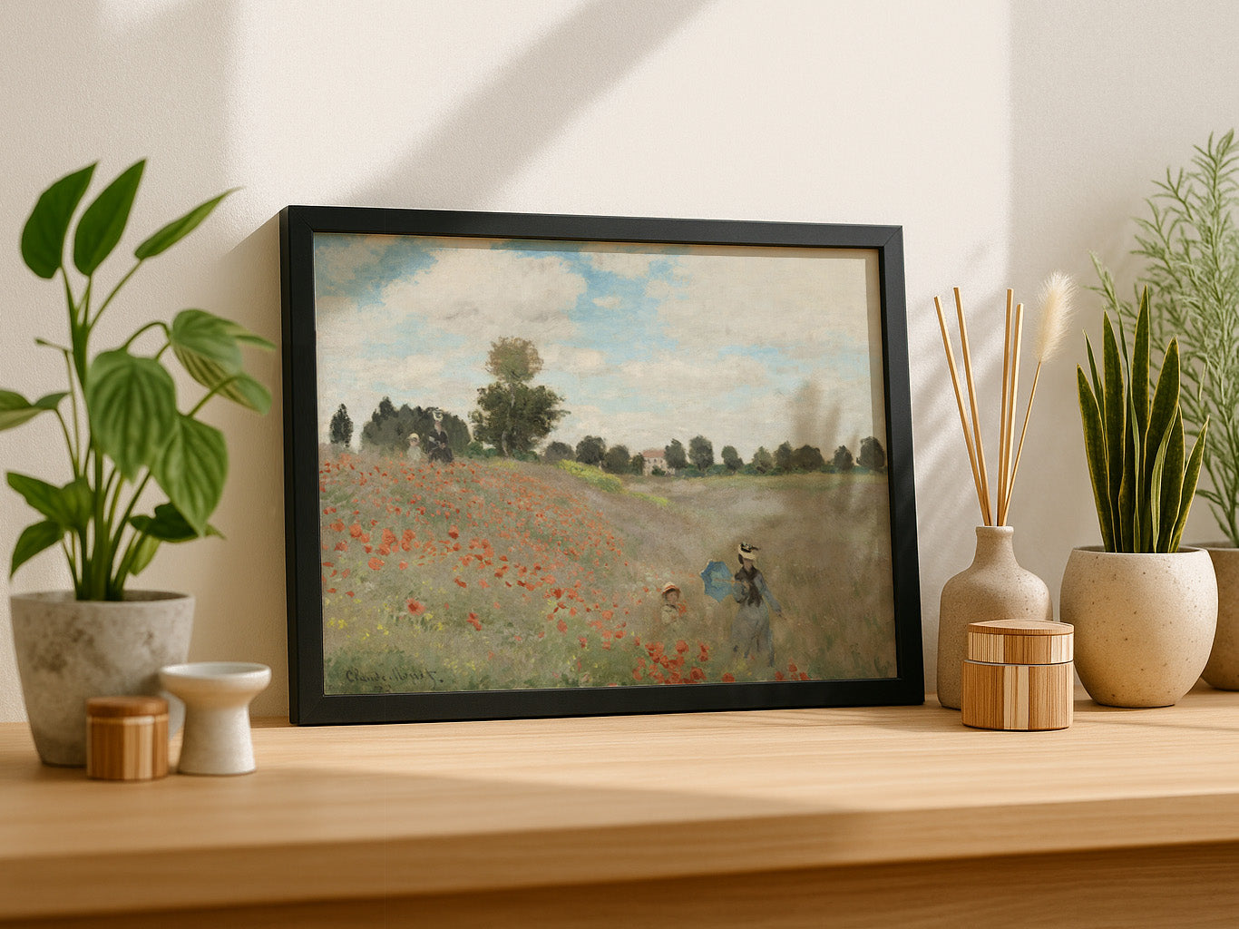 Cuadro de Las amapolas en Argenteuil (Claude Monet) - Fine Artic
