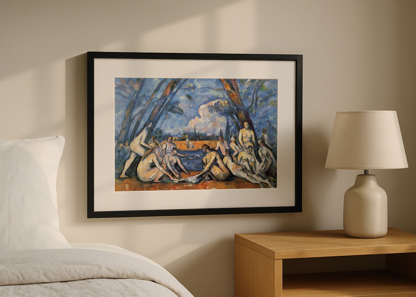 Cuadro Las grandes bañistas (Cezanne)