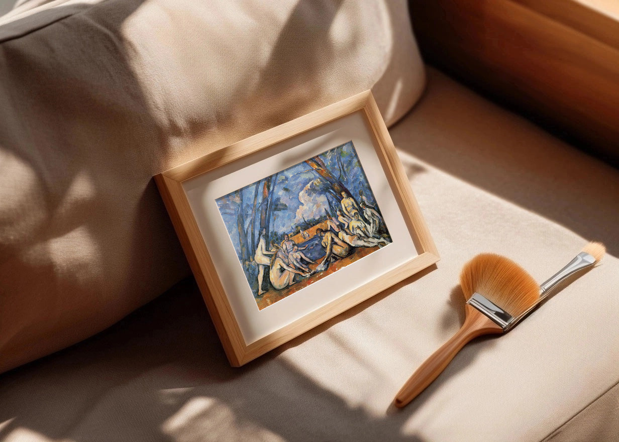 Cuadro Las grandes bañistas (Cezanne)