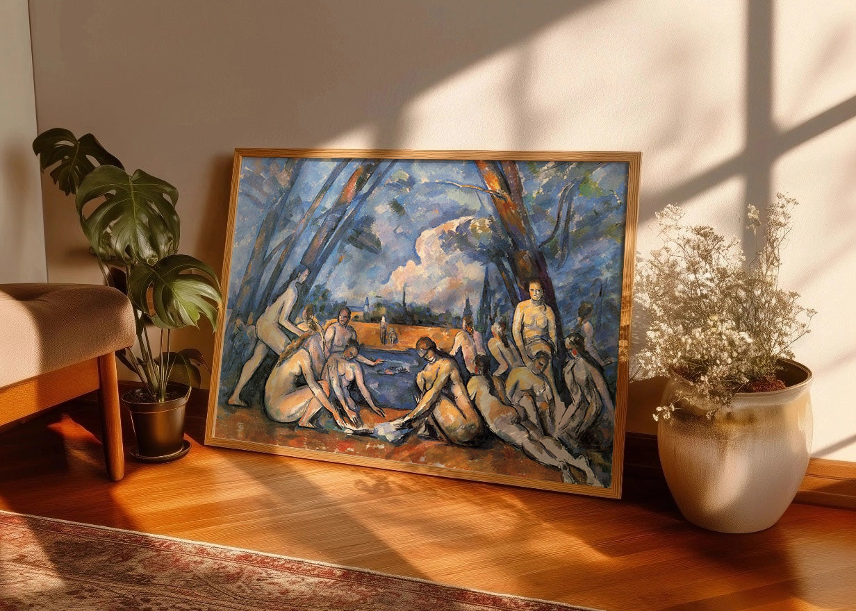 Cuadro Las grandes bañistas (Cezanne)