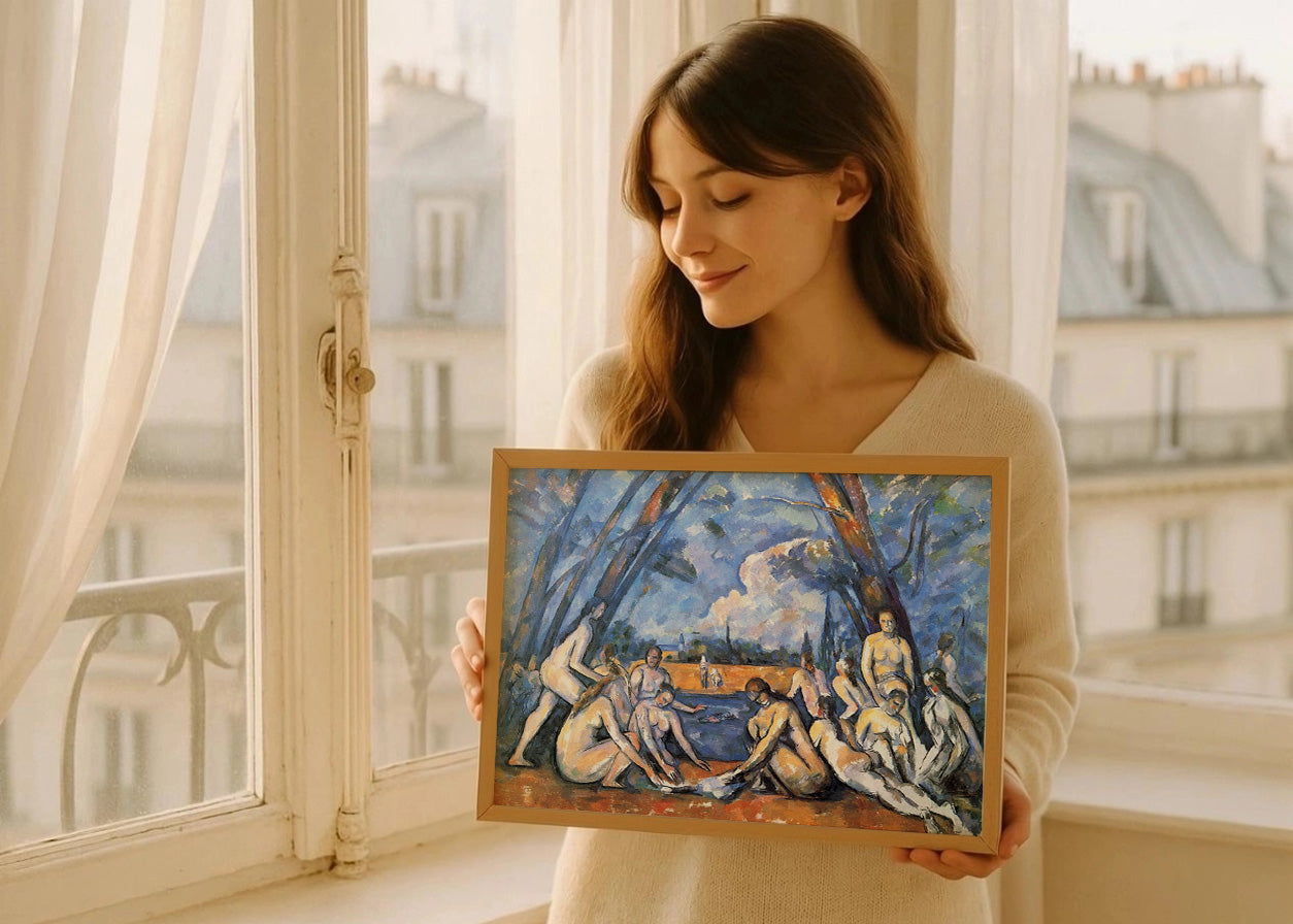 Cuadro Las grandes bañistas (Cezanne)