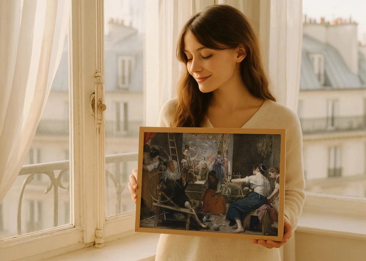 Cuadro Las hilanderas - La fábula de Aracne (Diego Velázquez)