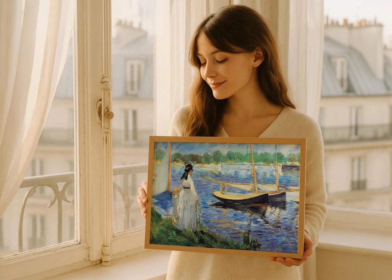 Cuadro Las orillas del Sena en Argenteuil (Edouard Manet)