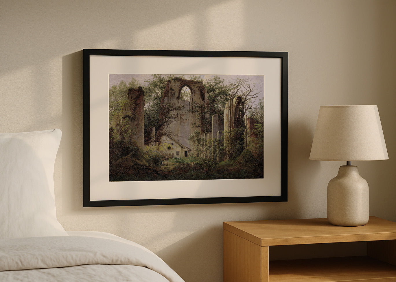 Cuadro Las ruinas de Eldena (Friedrich)