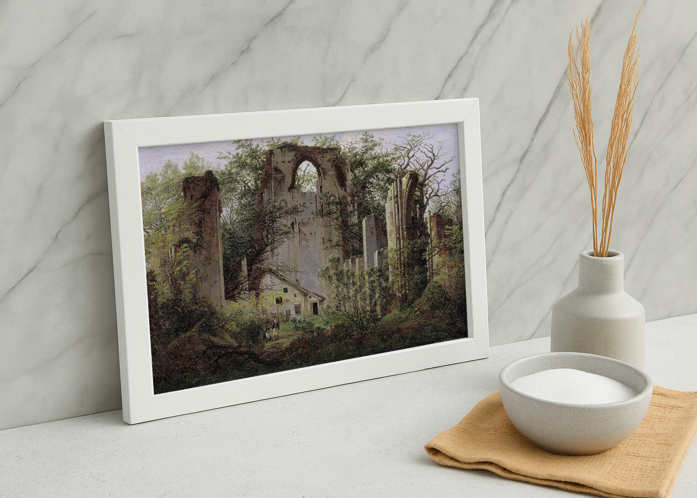 Cuadro Las ruinas de Eldena (Friedrich)