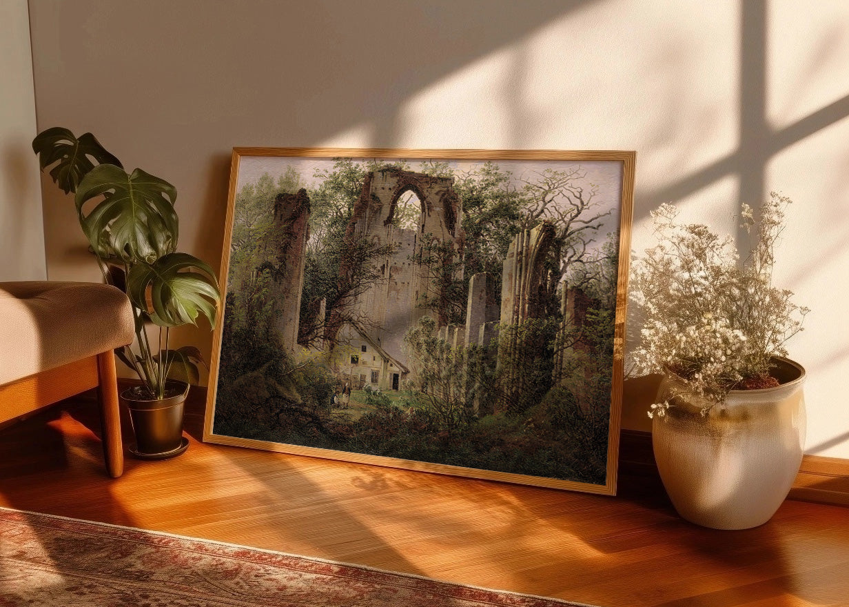 Cuadro Las ruinas de Eldena (Friedrich)