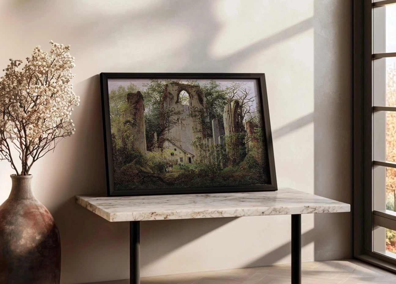 Cuadro Las ruinas de Eldena (Friedrich)