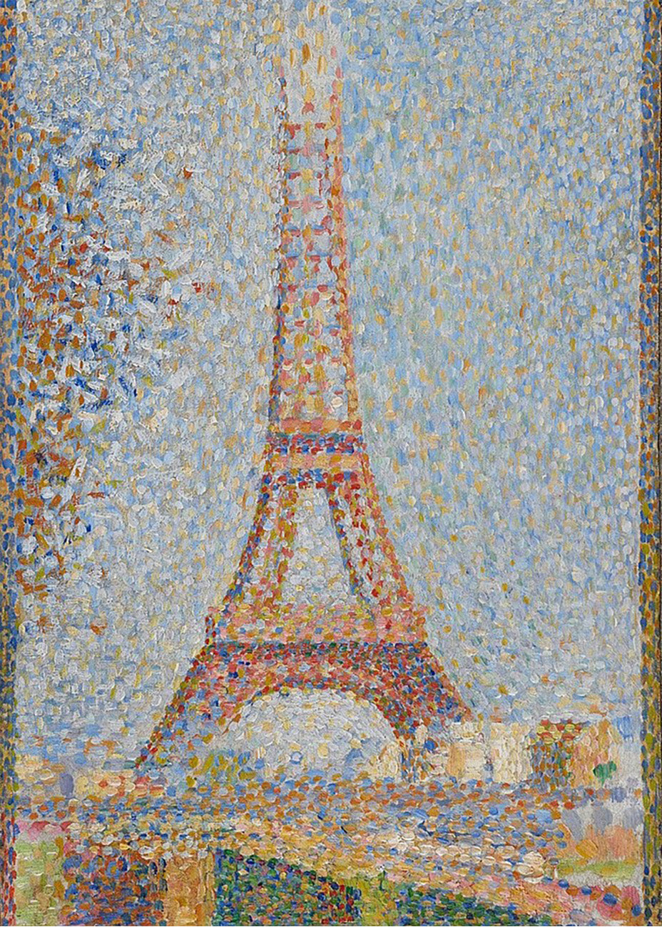 Cuadro La Torre Eiffel (Seurat)