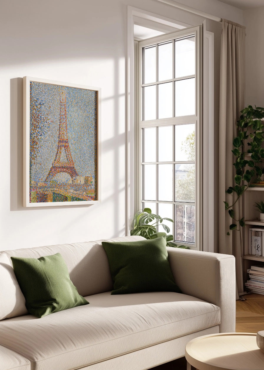 Cuadro La Torre Eiffel (Seurat)