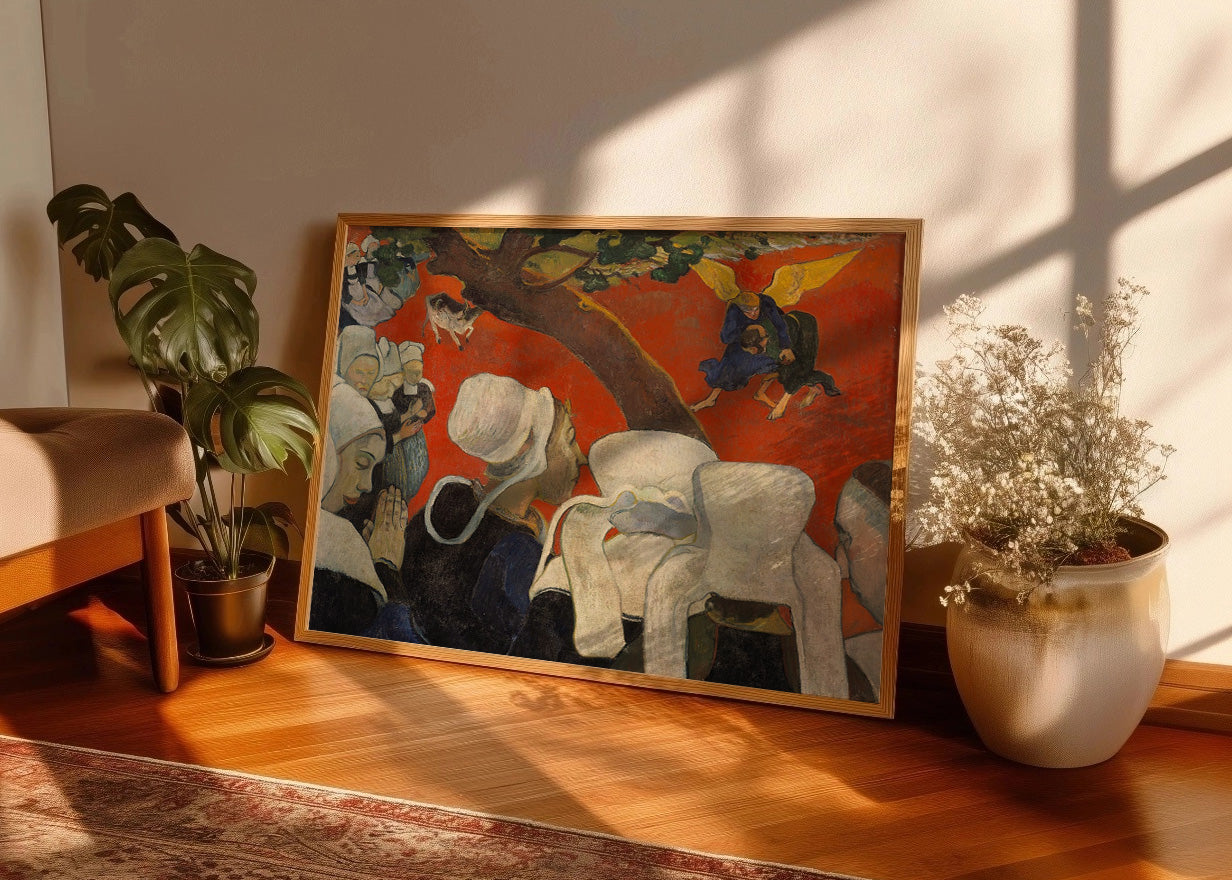 Cuadro La visión después del sermón (Gauguin)