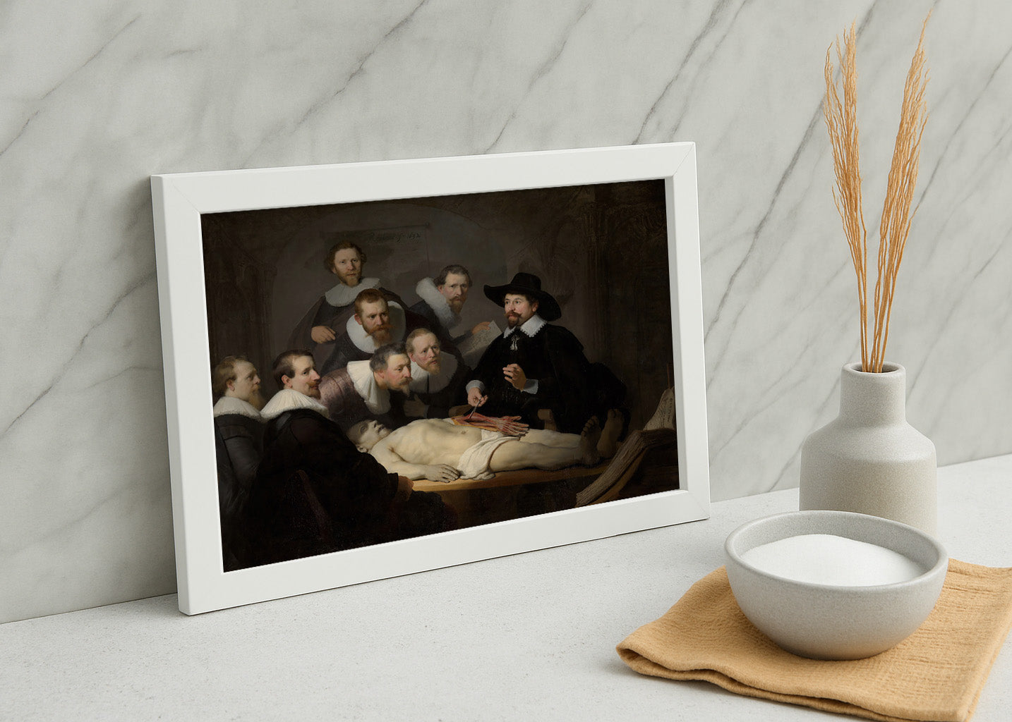 Cuadro Lección de anatomía del Dr. Nicolaes Tulp (Rembrandt)
