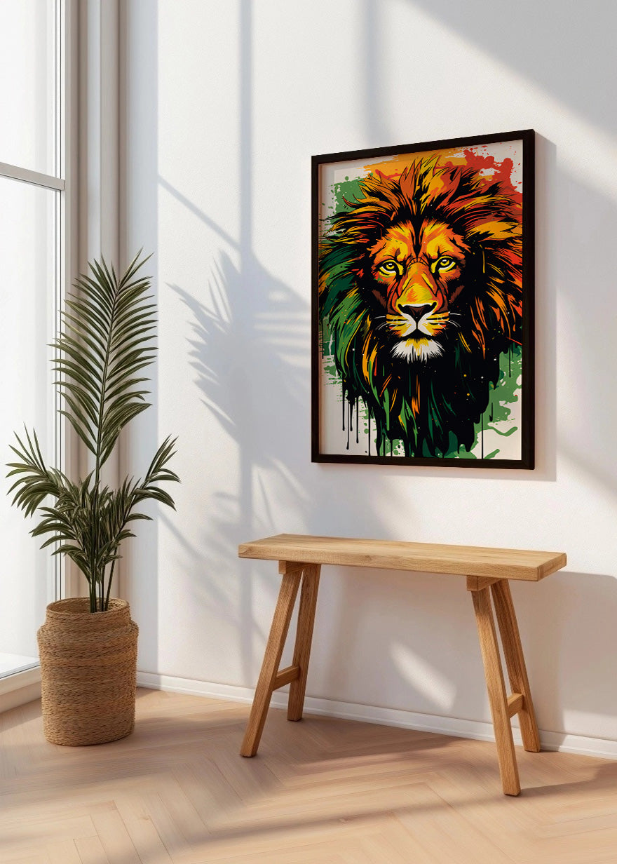 Cuadro León de África