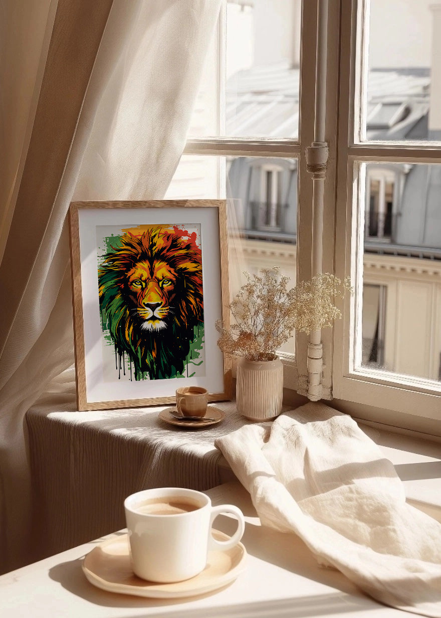 Cuadro León de África