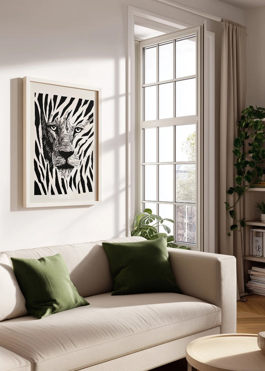 Cuadro León skin art