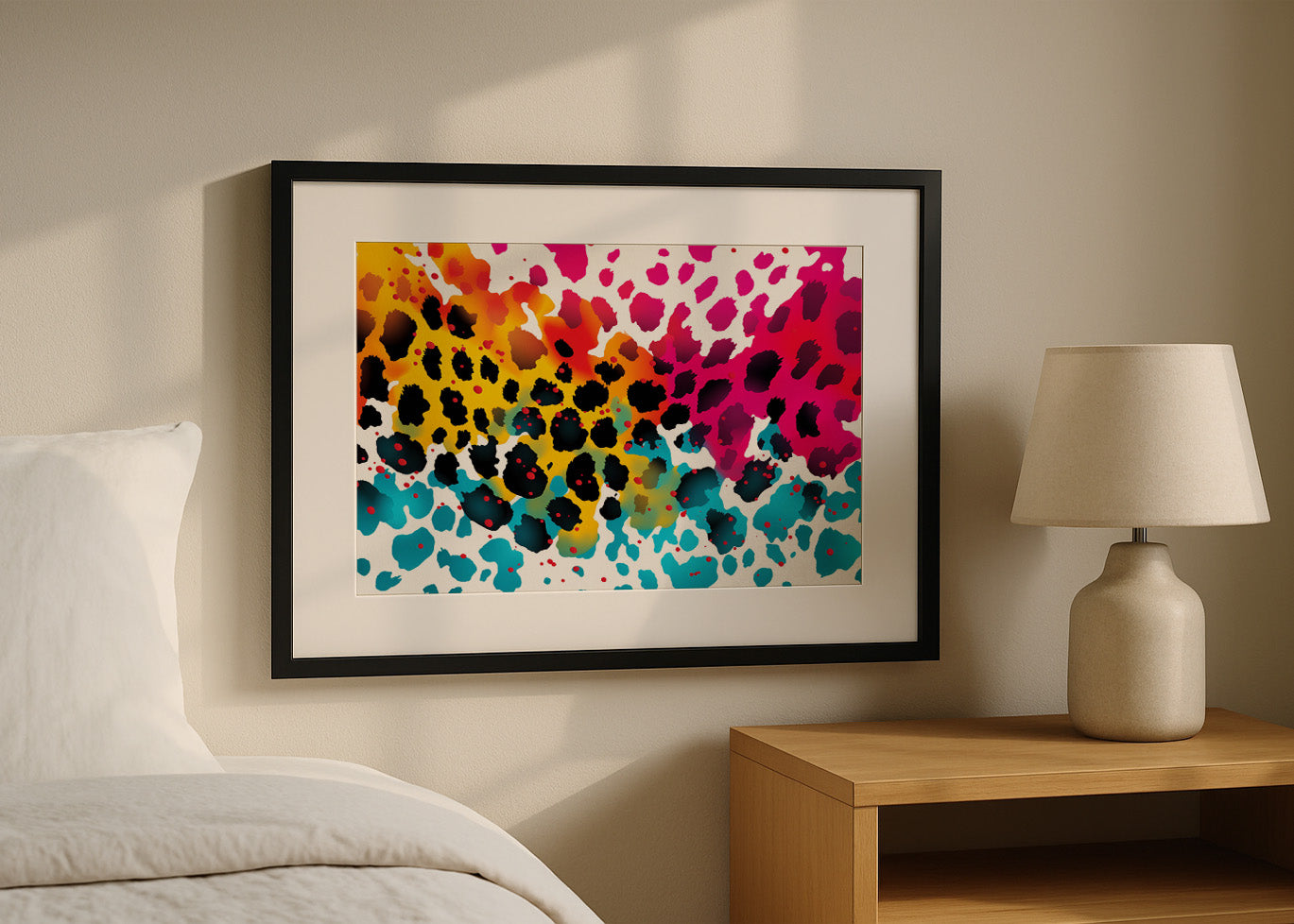 Cuadro Leopard color till