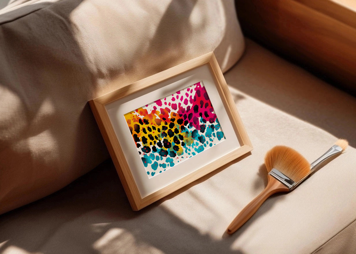 Cuadro Leopard color till