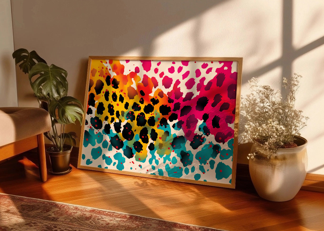 Cuadro Leopard color till