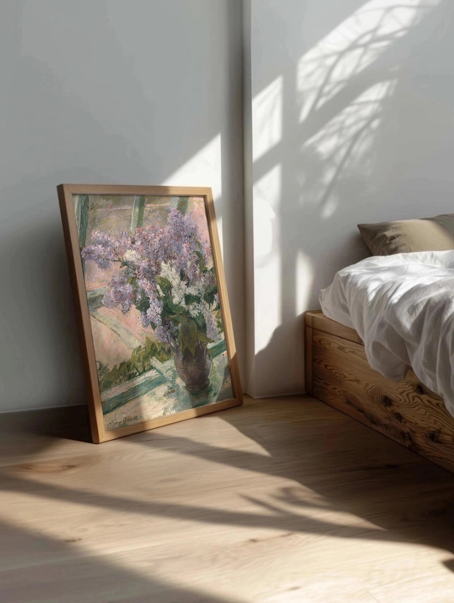 Cuadro de Lilacs in a Window (Mary Cassatt) - Fine Artic